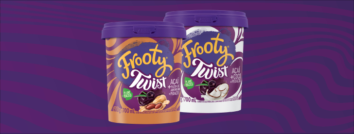 Frooty Twist é a mais nova sensação na linha de produtos Frooty Açaí