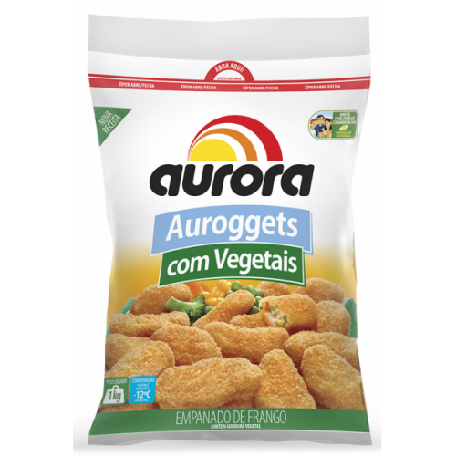 Auroggets Vegetais Granel Aurora 1 Kg