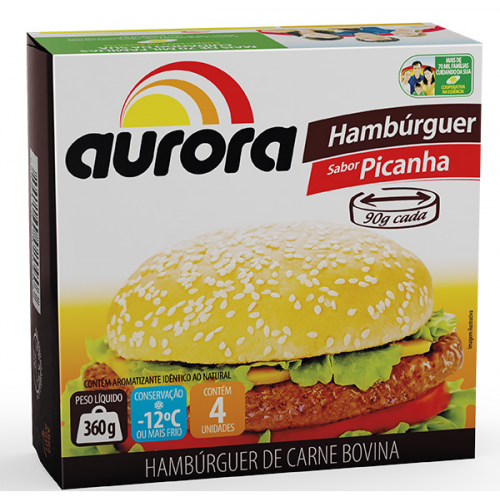  Hambúrguer Picanha Caixeta Aurora