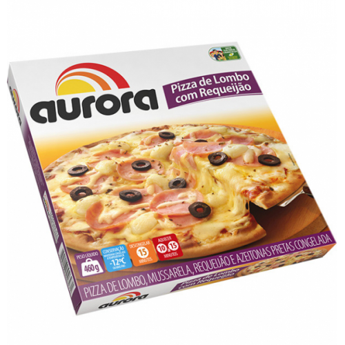 Pizza de Lombo com Requeijão Aurora
