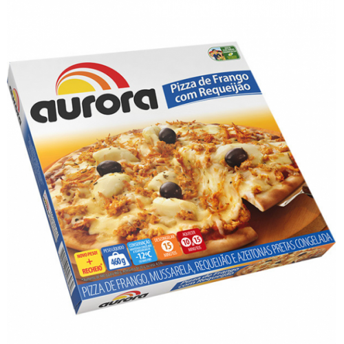  Pizza de Frango com Requeijão Aurora 460 G