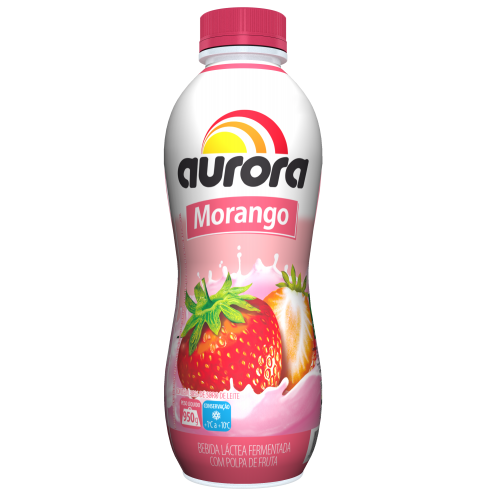 Bebida Láctea Morango Aurora 950G