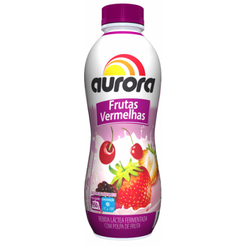 Bebida Láctea Frutas Vermelhas Aurora 950G