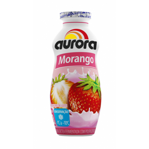 Bebida Láctea Morango Aurora Monodose 170G