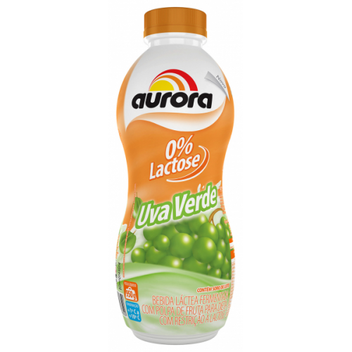 Bebida Láctea Uva Verde 0% Lactose Aurora 950G